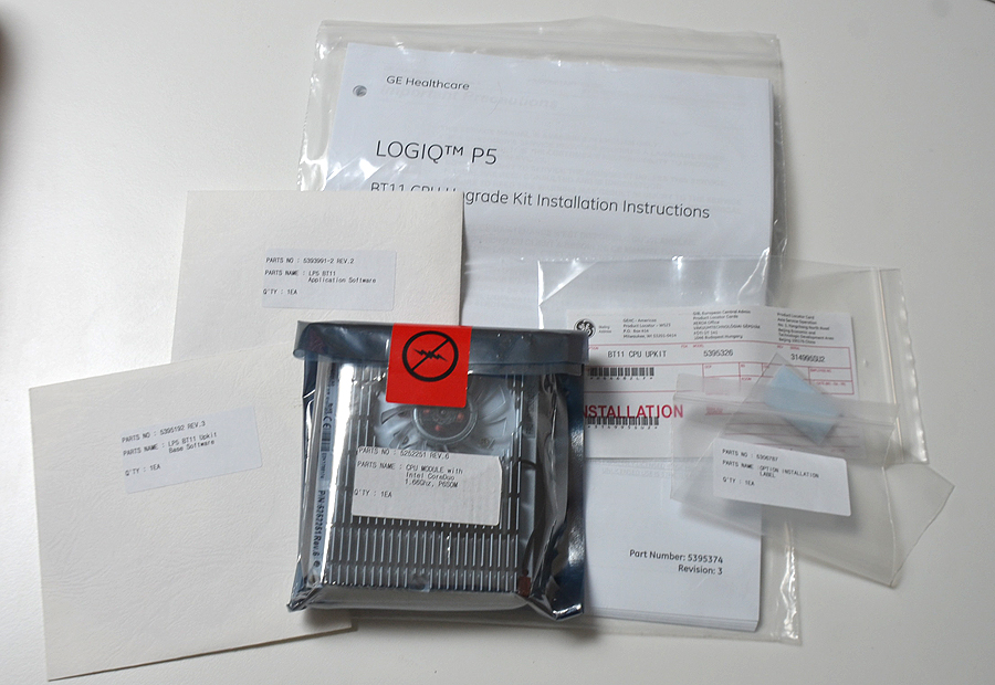GE Logiq P5 BT11 CPU Ugrade Kit