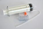 High-pressure syringe
